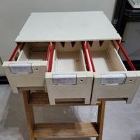 28 CONTENITORE PORTA FLOPPY DISK 3,5" - 3 CASSETTI