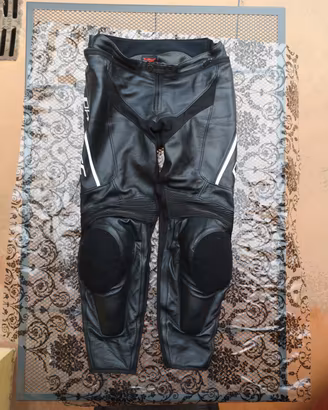 pantaloni moto 54 dainese uomo in pelle