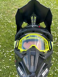 Casco Motocross Just 1 j12 taglia M in Carbonio