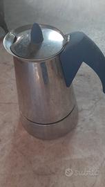 
moka inox 18/10 modello gas cucina classica illy