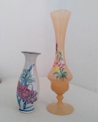 Due vasi portafiori vintage