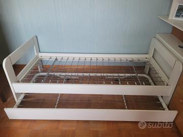 doppio letto estraibile + letto singolo 