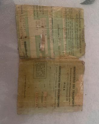 Libretto verde piaggio Bravo 1979