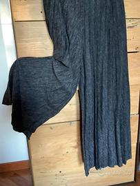 Gonna pantalone grigia Made in Italy