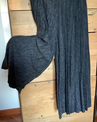 Gonna pantalone grigia Made in Italy