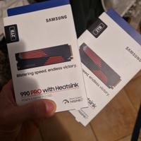 SAMSUNG 990PRO con dissipatore" 2000 GB, 7450 Mbyt