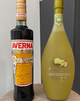 Amaro Averna 75cl + Liquore Bottega Pistacchio