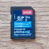 Integral SDXC Ultima Pro X2 64GB UHS-II V90