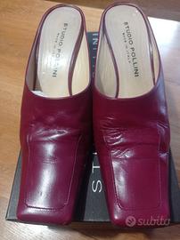 Sabot Studio Pollini pelle fuxia 37.5