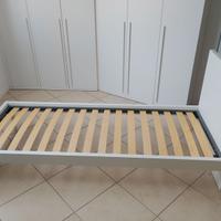 Letto singolo fuori misura 80x215 bianco