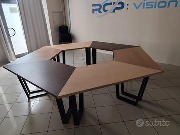 TAVOLO UFFICIO DESIGN 3 COLORI