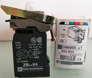 Terminale per base Telemecanique tipo ZB4 BV4