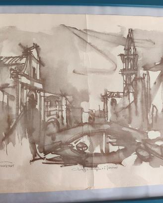 litografia Chioggia - Riva Vena - Tomaz