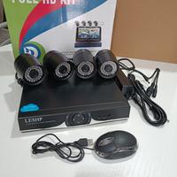 Kit dvr 4 telecamere IP PoE