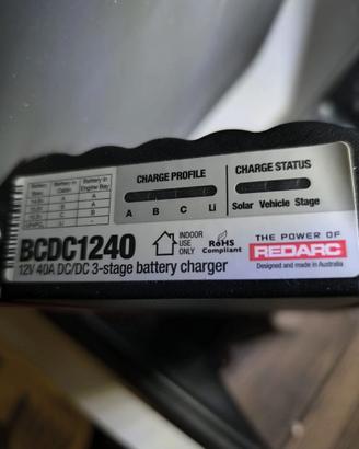 Redarc BCDC 1240 Stage Battery Charger.