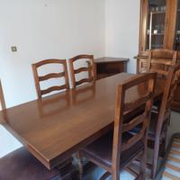 Tavolo legno massello 6/8 persone