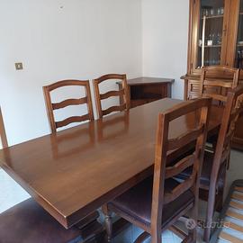 Tavolo legno massello 6/8 persone