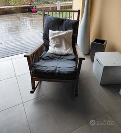 Sedia a dondolo Gervasoni Gray 09