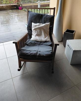 Sedia a dondolo Gervasoni Gray 09