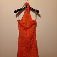 vestito arancione abito da sera o copricostume