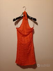 vestito arancione abito da sera o copricostume