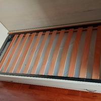 Letto singolo con secondo letto estraibile
