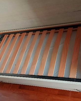Letto singolo con secondo letto estraibile