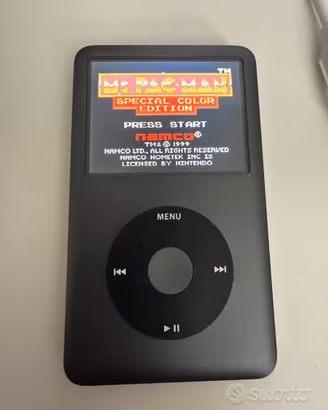 Ipod classic 6 gen - ssd 128GB batteria 2000 mah