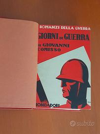 Prima edizione del 1930 di Giorni di guerra di Gio
