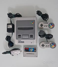 Console Super Nintendo SNES Versione Pal 1chip 