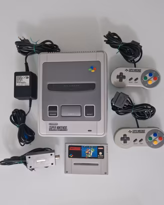 Console Super Nintendo SNES Versione Pal 1chip 