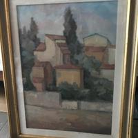 Quadro Pittore Antonio Sbrana "Caseggiato"
