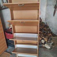 Scarpiera in legno 