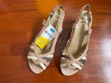 Sandali Scholl con tacco 4  cm
