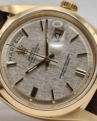 Rolex Day Date in oro giallo 18 carati, raro, 1802