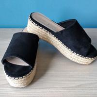 Scarpe Sabot con zeppa