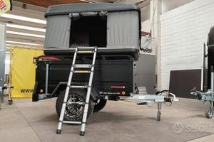 Carrello rimorchio auto furgonato OFF-ROAD 4x4