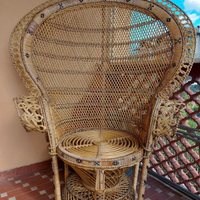 Poltrona in vimini