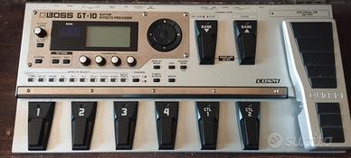 pedaliera chitarra e basso Boss GT-10