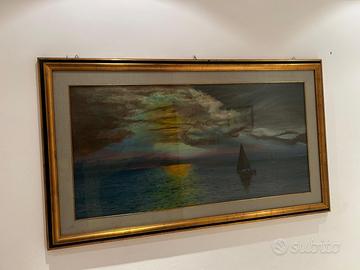 Grande quadro dipinto Raffaele Cattolica 144x83