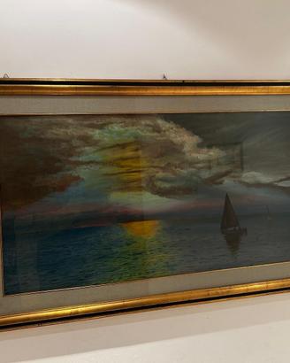 Grande quadro dipinto Raffaele Cattolica 144x83