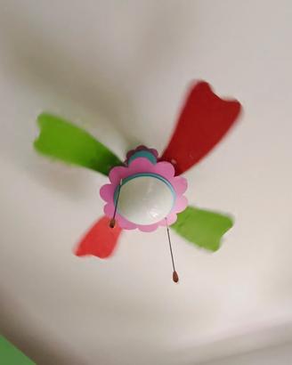 Lampadario ventilatore per camera bimbi
