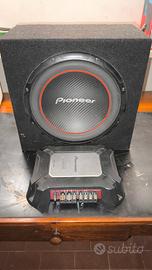 Subwoofer + Amplificatore Pioneer 