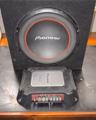 Subwoofer + Amplificatore Pioneer 