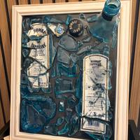 Quadro con bottiglia