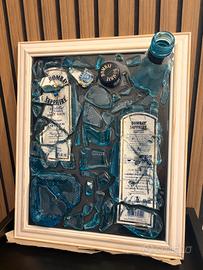Quadro con bottiglia