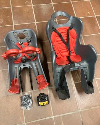 SEGGIOLINI BICI - anteriore e posteriore