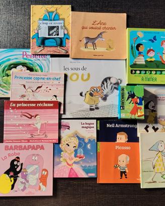 Lotto libri in francese per bambini