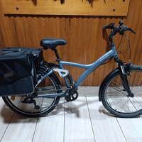 Bicicletta elettrica Biammortizzata Btwin 