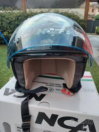 CASCO MOTO SCOOTER NOLAN NUOVO DEMI-JET NERO